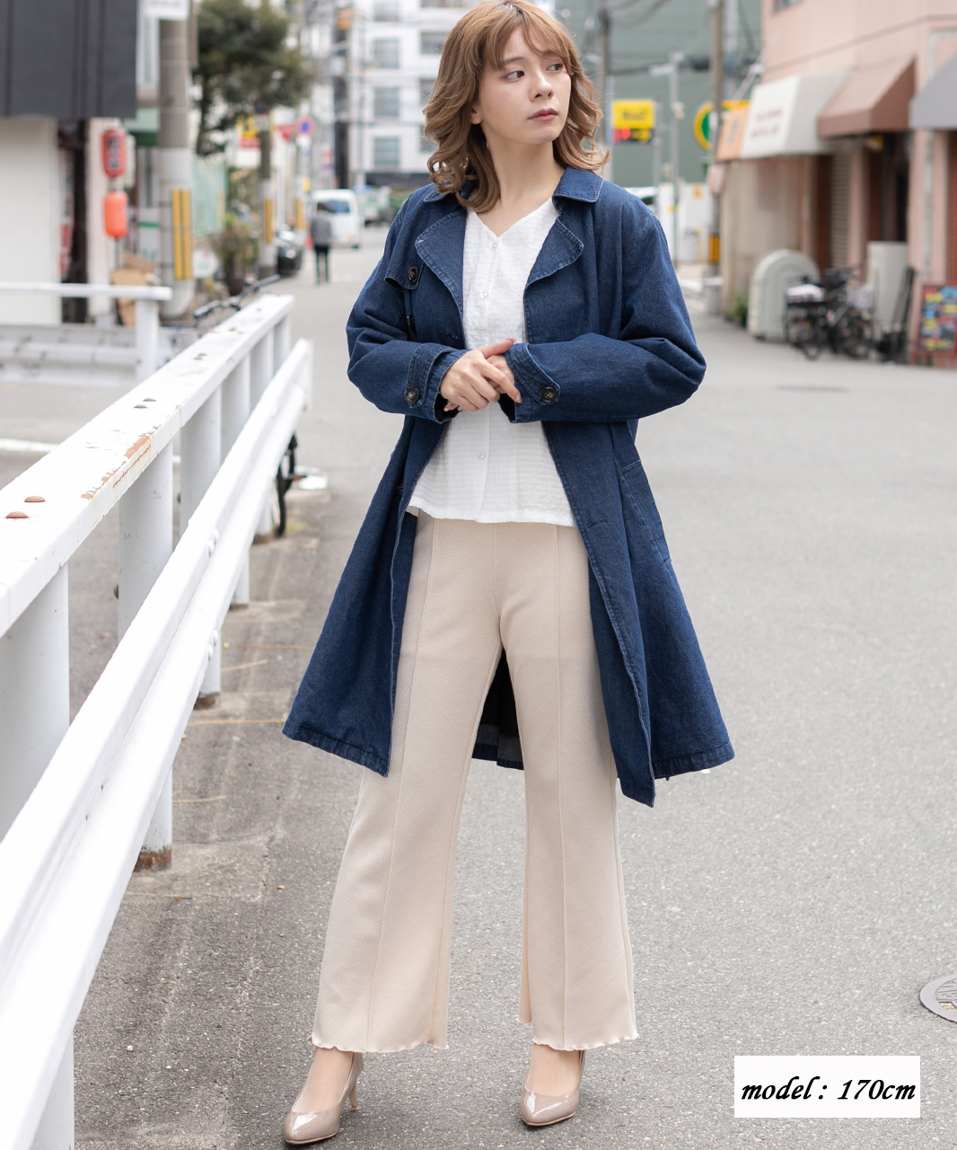 セール62%OFF】デニムトレンチコート(503852579) | アドティエ(ad thie