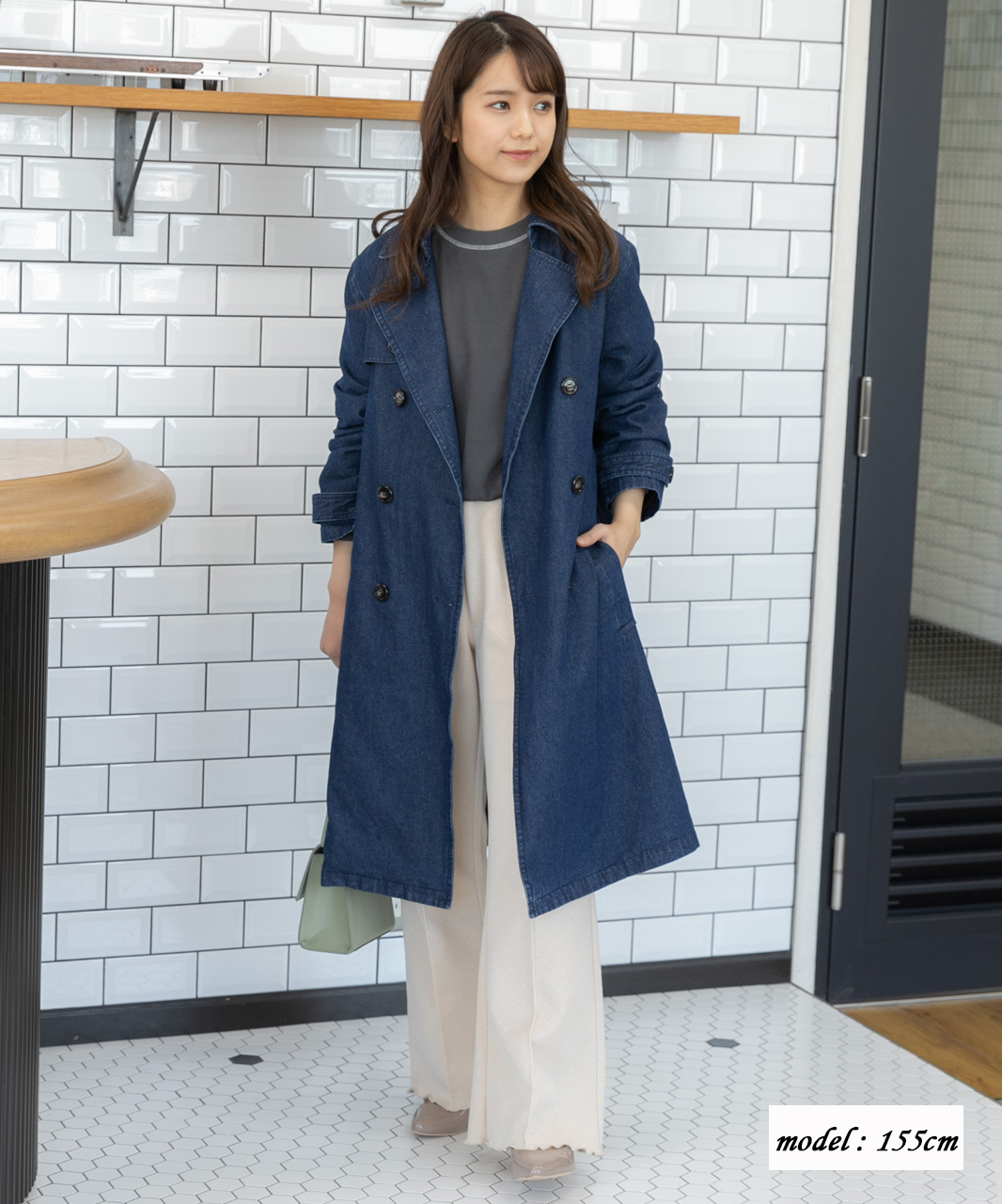 セール62%OFF】デニムトレンチコート(503852579) | アドティエ(ad thie