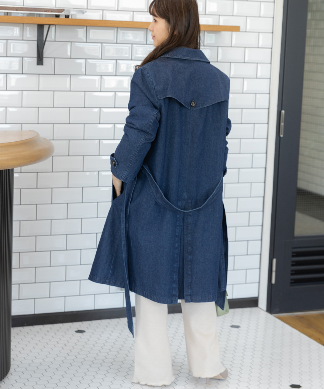 セール62%OFF】デニムトレンチコート(503852579) | アドティエ(ad thie