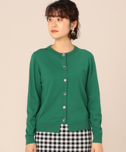 Torrazzo Donna トラッゾドンナ ビジュー付きニットカーディガン ノーリーズ Nolley S D Fashion
