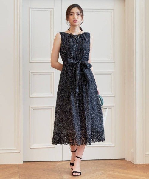セール 50 Off ドットバテンレースワンピース アナイ Anayi D Fashion セール 50 Off ドットバテンレースワンピース アナイ Anayi D Fashion