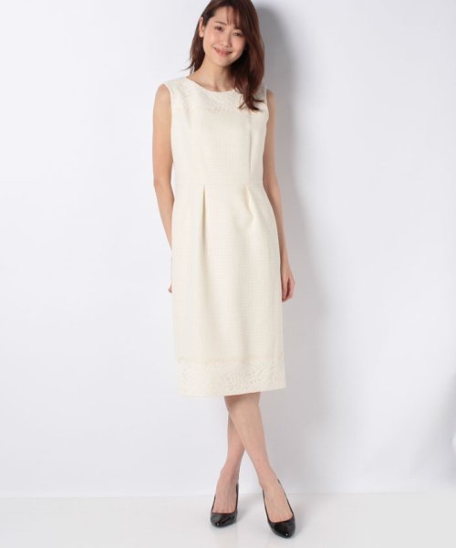 クーポン セール 50 Off バスケットツイードレースワンピース アナイ Anayi D Fashion