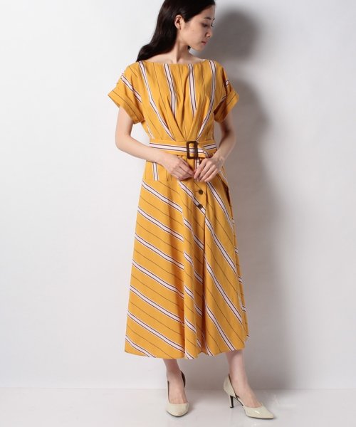 セール60 Off カラーストライプフレアワンピース アナイ Anayi D Fashion セール60 Off カラーストライプフレアワンピース アナイ Anayi D Fashion