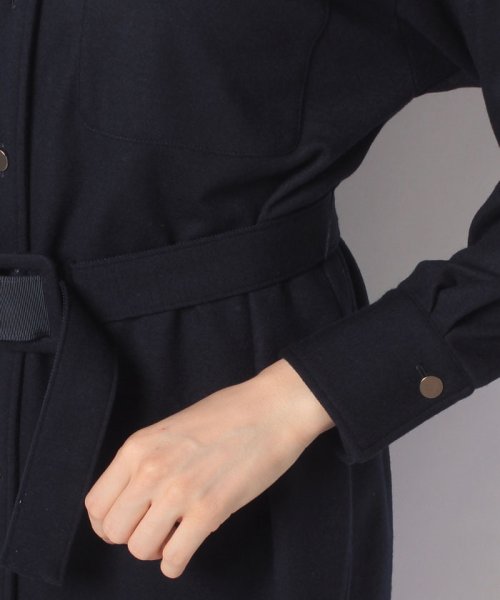 ウールアッシュクロングシャツ（ベルト付き）