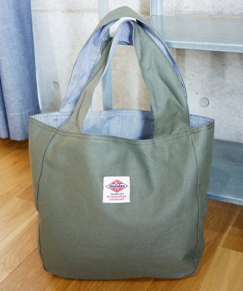 バッグ エコバッグ トートバッグ トート レディース メンズ リバーシブル キャンバス 帆布 Holidaya M ホリデーエーエム Holiday A M D Fashion