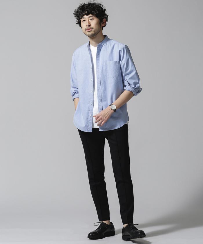 セール 30%OFF】オックスバンドカラーシャツ 長袖(503783006