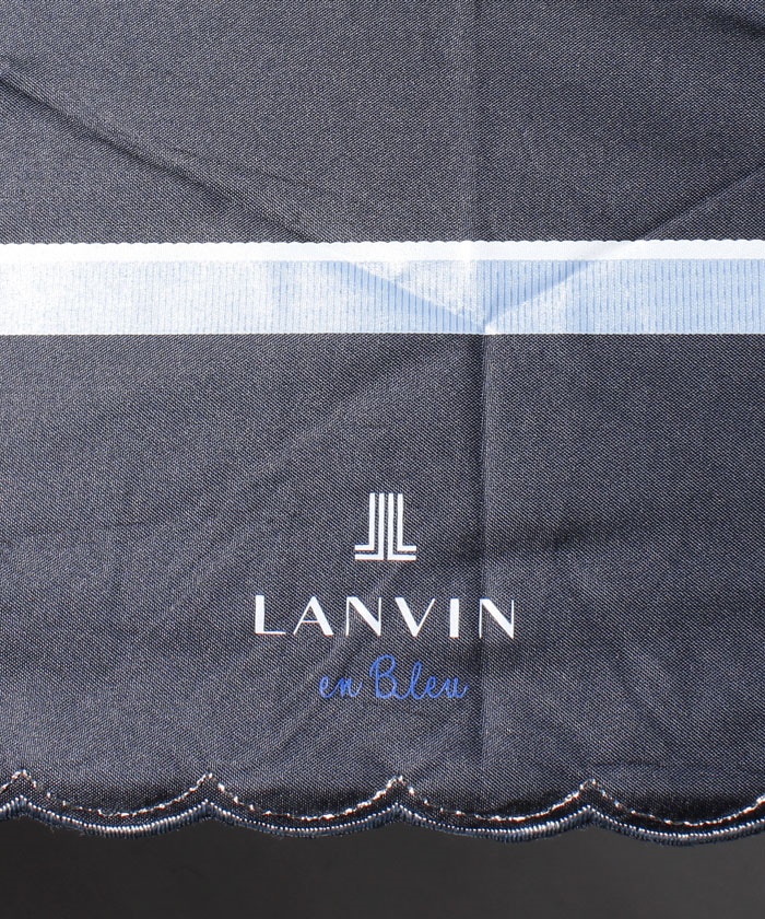 LANVIN en Bleu（ランバン オン ブルー）晴雨兼用折りたたみ日傘