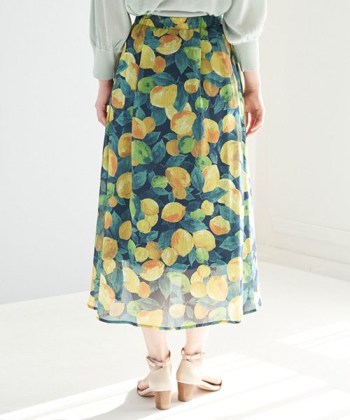 セール レモン柄プリントスカート ロペピクニック Rope Picnic D Fashion セール レモン柄プリントスカート ロペピクニック Rope Picnic D Fashion