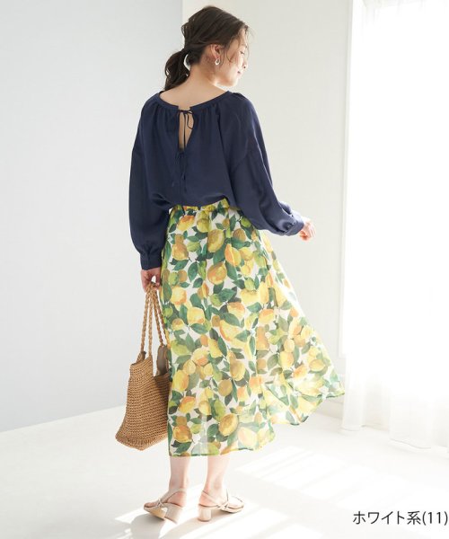 セール レモン柄プリントスカート ロペピクニック Rope Picnic D Fashion