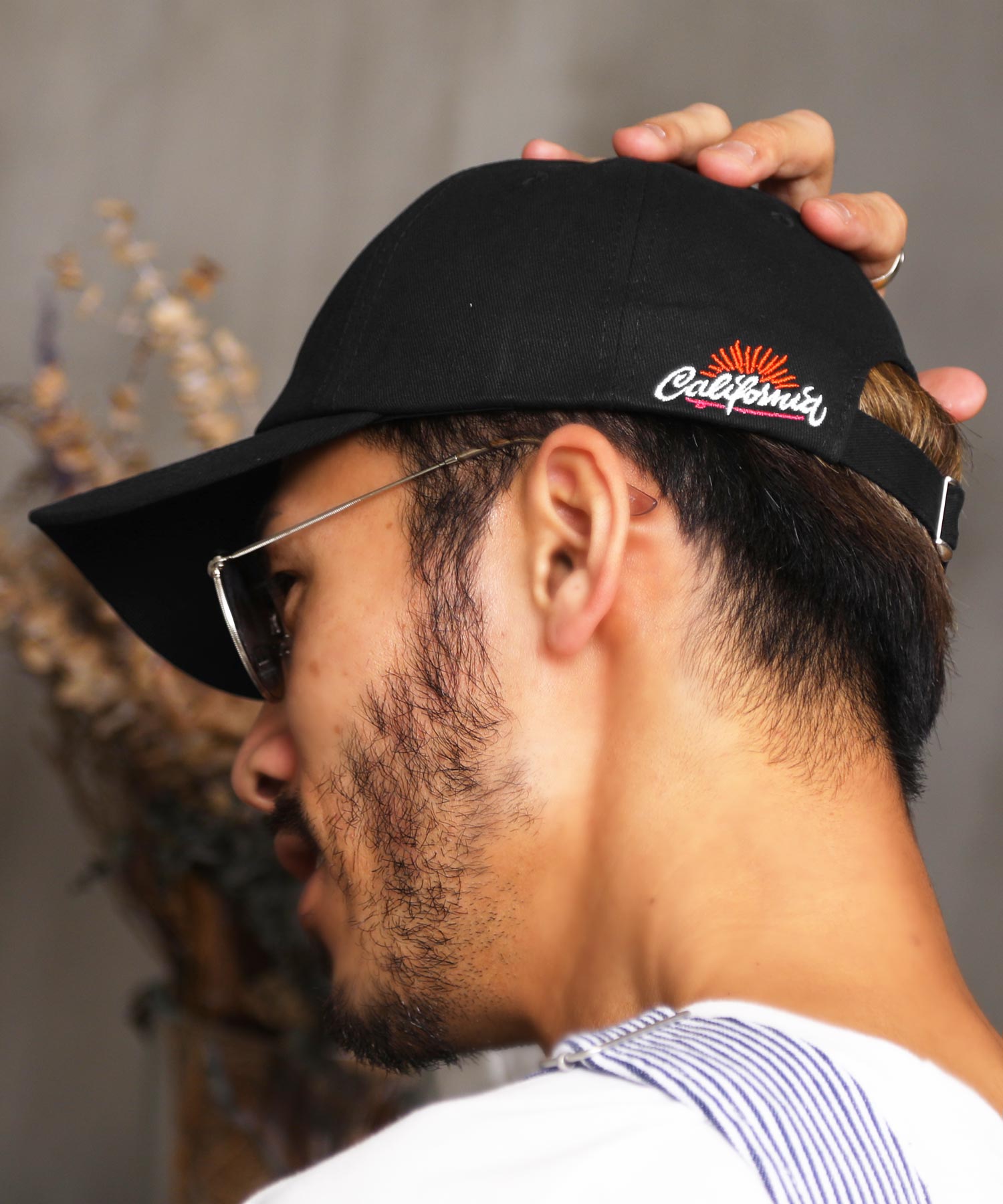 刺繍ロゴキャップ / キャップ メンズ 帽子 ブランド つば 男性用 CAP 