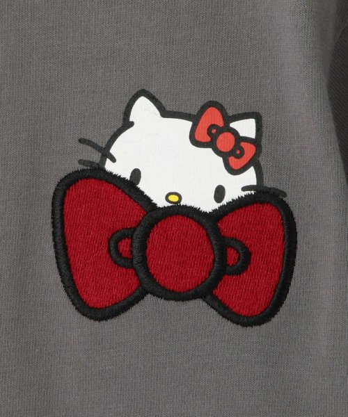 別注 Hello Kitty ハローキティ リボン刺しゅう Tee グリーンレーベルリラクシング キッズ Green Label Relaxing Kids D Fashion