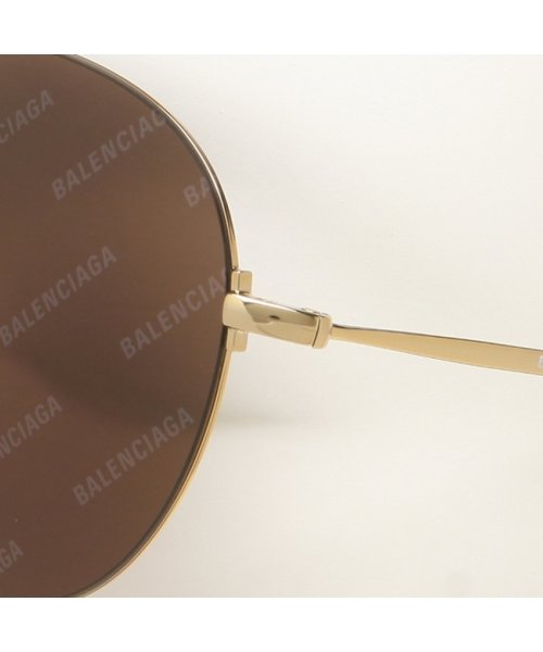 バレンシアガ サングラス アイウェア メンズ レディース 55サイズ ゴールド ブラウン アジアンフィット BALENCIAGA BB0016SK  005 ラウ(503861626) | バレンシアガ(BALENCIAGA) - d fashion