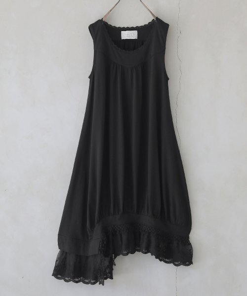 裾レースペチコートワンピース オシャレウォーカー Osharewalker D Fashion 裾レースペチコートワンピース オシャレウォーカー Osharewalker D Fashion