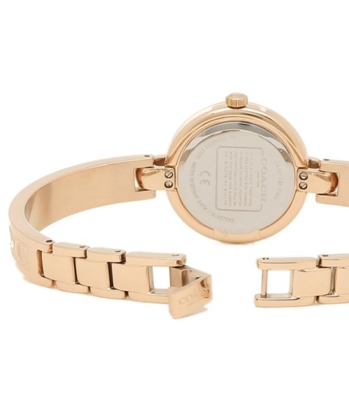 コーチ 時計 レディース クリスティ 26mm バングル クォーツ ホワイト ピンクゴールド Coach コーチ Coach D Fashion