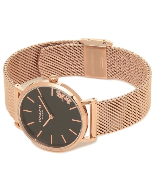 コーチ 時計 レディース ペリー 32mm クォーツ ブラック ピンクゴールド Coach コーチ Coach D Fashion コーチ 時計 レディース ペリー 32mm クォーツ ブラック ピンクゴールド Coach コーチ Coach D Fashion
