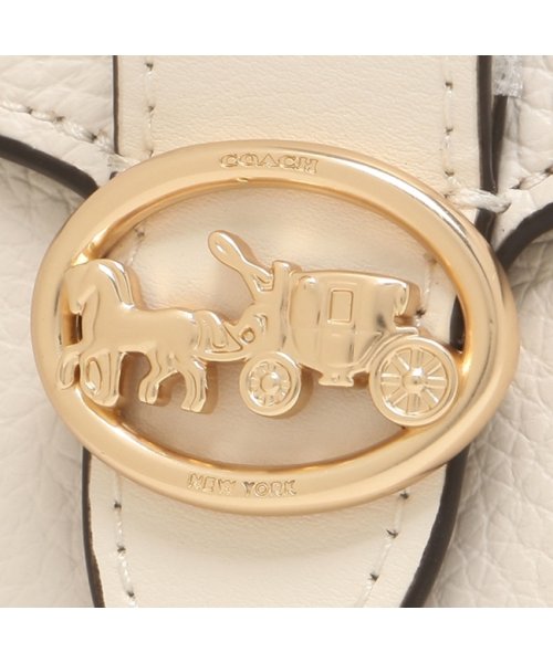 コーチ 二つ折り財布 アウトレット ジョージアミニ財布 ホワイト レディース Coach 6654 Imchk コーチ Coach D Fashion