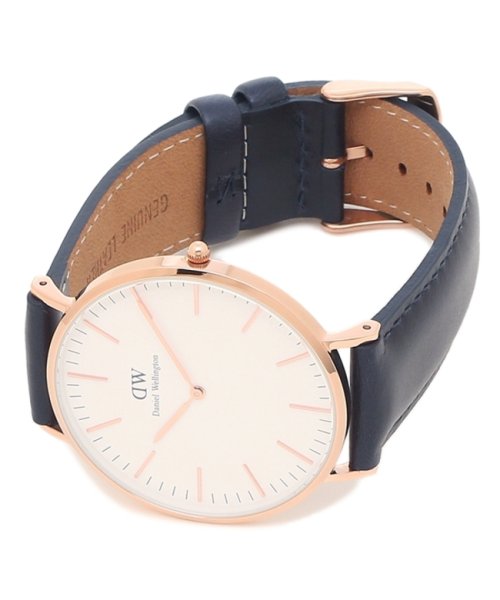 ダニエルウェリントン 時計 メンズ レディース クラシック 40mm クォーツ ホワイト ネイビー Daniel Wellington Dw ダニエル ウェリントン Daniel Wellington D Fashion