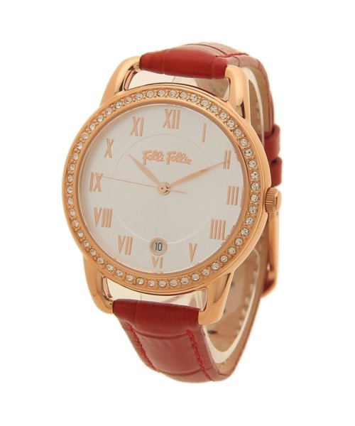 フォリフォリ 腕時計 レディース Folli Follie Wf17b016sds Re レッド シルバー フォリフォリ Folli Follie D Fashion フォリフォリ 腕時計 レディース Folli Follie Wf17b016sds Re レッド シルバー フォリフォリ Folli Follie D Fashion