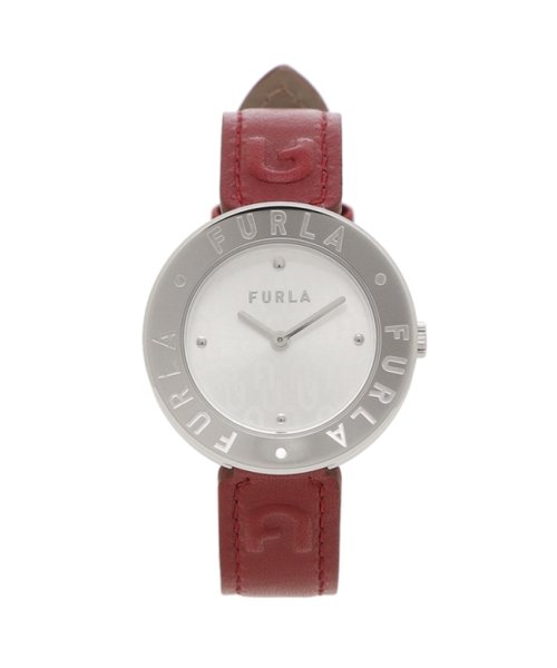 正規販売店品 時計 レディース レッド フルラ Furla シルバー クォーツ エッセンシャル セール フルラ Wwl1 Furla 30mm 国内正規モデル Ahumay Com