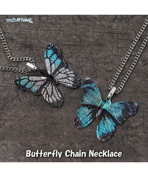 セール Off 蝶 チェーンネックレス ネックレス メンズ ネックレス レディース 蝶々 ネックレス 蝶 ネックレス 蝶 アクセサリー ステンレス ネックレス 春 夏 秋 ワンフォークロージング 1111clothing D Fashion