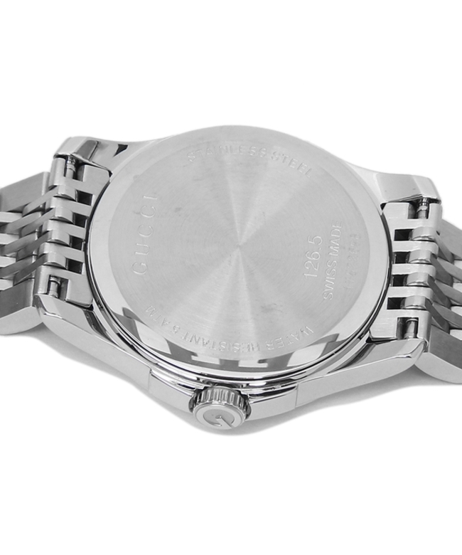 セール】グッチ 腕時計 レディース GUCCI YA1265006 シルバー ブラック 