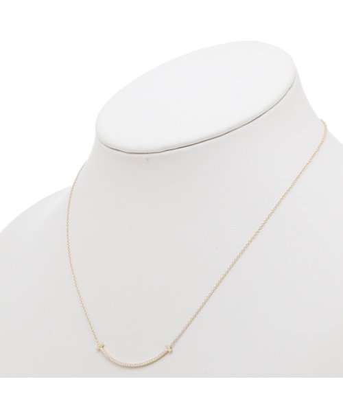ティファニー アクセサリー ネックレス レディース Tスマイル ペンダント ミニダイヤモンド Tiffany Co イエロ ティファニー Tiffany Co D Fashion