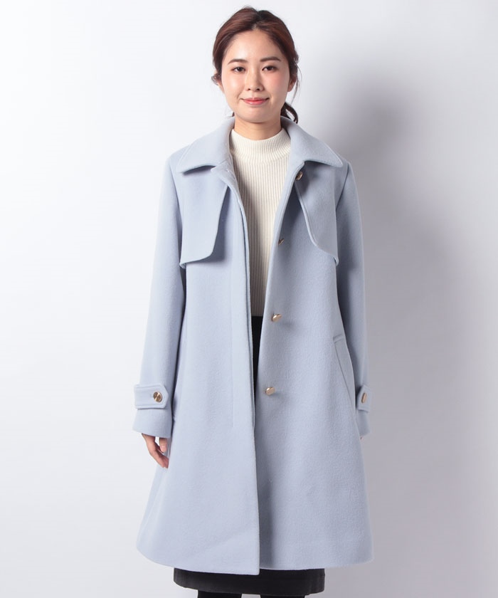 新品　定価47300円　アルアバイル　コート　ブルー　青　紺ロングコート