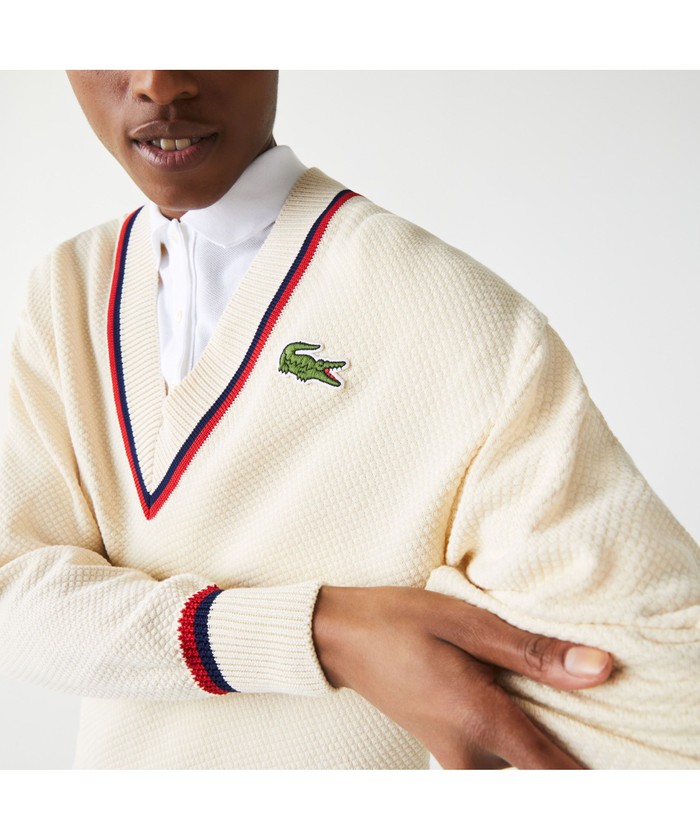 クーポン】【セール 30%OFF】ラコステ LACOSTE 『Made in France』オーガニックコットンVネックセーター(503879209)  | ラコステ(LACOSTE) - d fashion