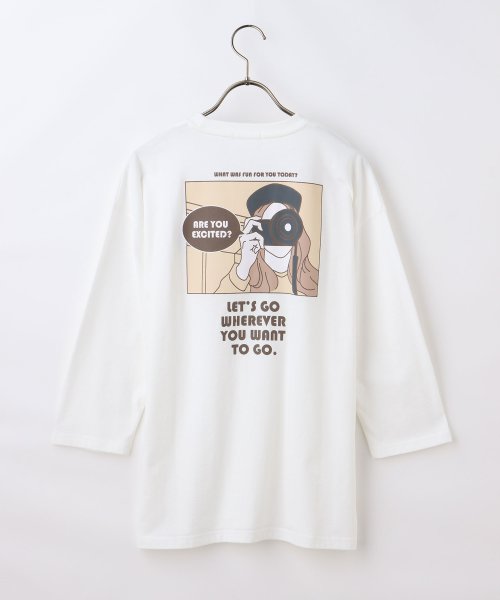 イラストプリントｔシャツ ハニーズ Honeys D Fashion