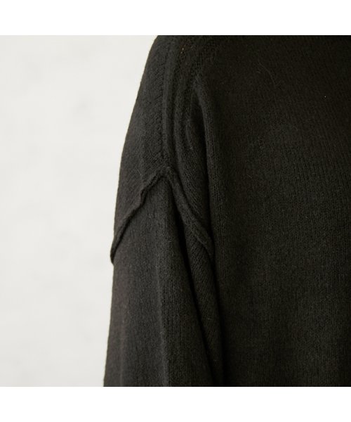 セール 21春夏新作 リサイクルポリエステルアウトリンキングニットワンピース シルキー Silky D Fashion