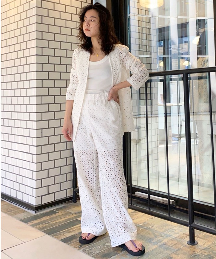 クーポン】【セール 40%OFF】コットンカットワークレース