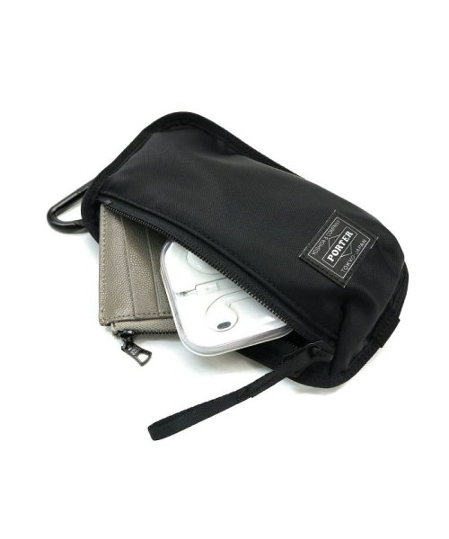 吉田カバン ポーター ポーチ Porter Compart コンパート Pouch 小物入れ 小さい カラビナ付き 日本製 538 新作 ポーター Porter D Fashion