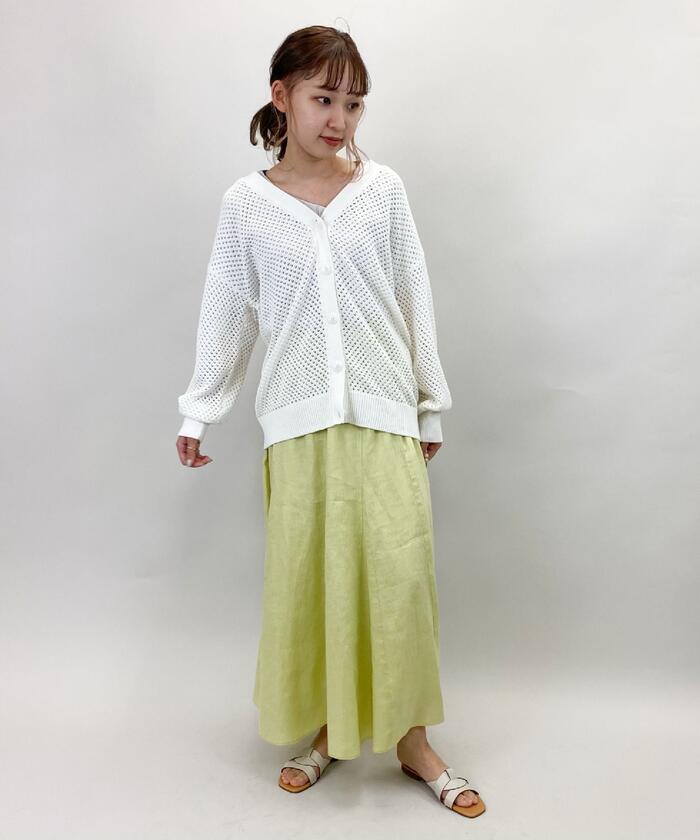 セール 40%OFF】メッシュ柄Vネックカーディガン(503828227