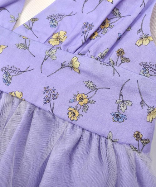 セール フラワー 花柄 チュール ドッキング ワンピース 80 130cm スラップスリップ Slap Slip D Fashion セール フラワー 花柄 チュール ドッキング ワンピース 80 130cm スラップスリップ Slap Slip D Fashion