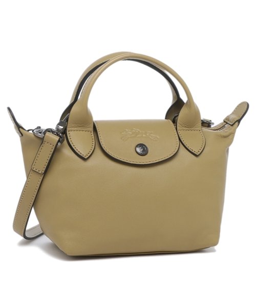 ロンシャン ハンドバッグ ショルダーバッグ プリアージュキュイール XSサイズ 2WAYバッグ ベージュ レディース LONGCHAMP 1500 757 89