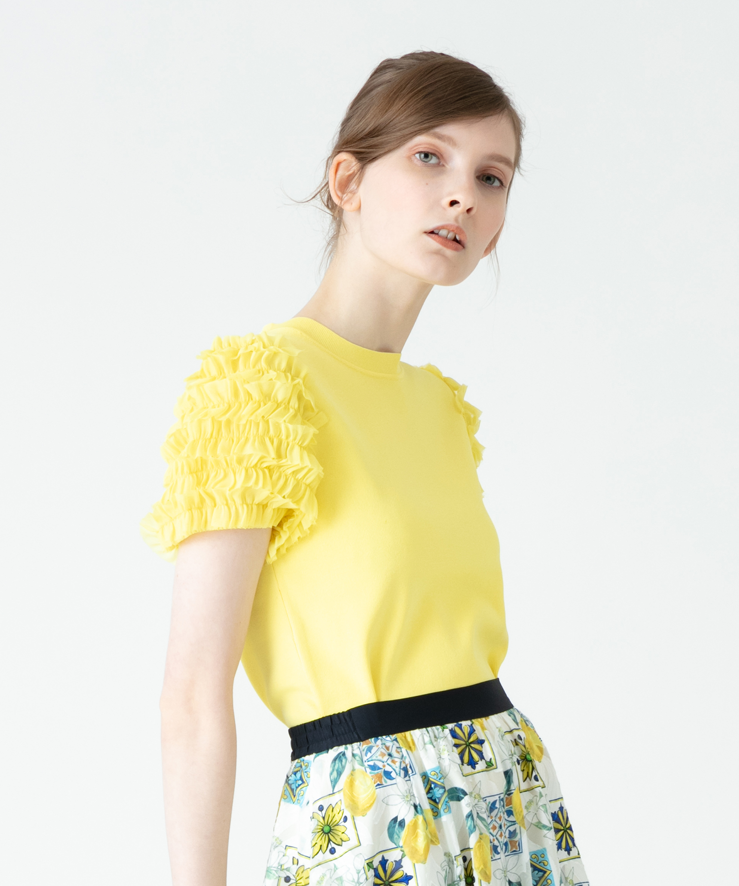 LOULOU WILLOUGHBY フリルパフプルオーバー 新品タグ付き | www