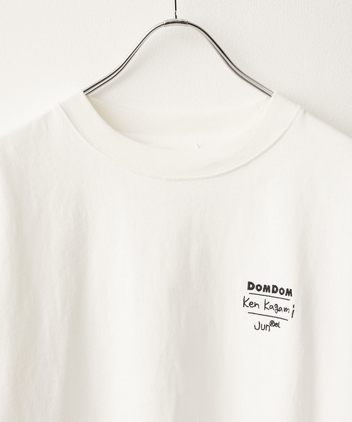 セール】【DOMDOM×KEN KAGAMIコラボ】バックプリントTシャツ