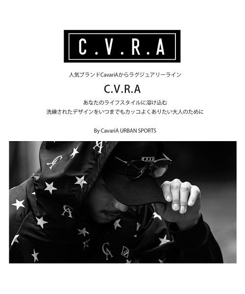 Cavaria ボックスラバーロゴ入りキャップ メンズ 帽子 Cap おしゃれ ラグスポ ラグジュアリー スポーツ ワンポイント キャバリア Cavaria D Fashion