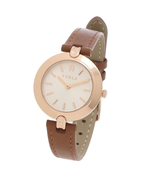 フルラ 時計 レディース ロゴ リンクス28 Mm クォーツ ホワイト ブラウン Furla Wwl3 フルラ Furla D Fashion
