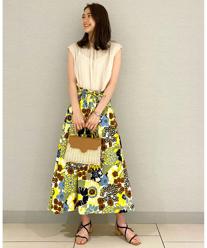 セール 40%OFF】ランダムプリーツジョーゼット フレンチスリーブ