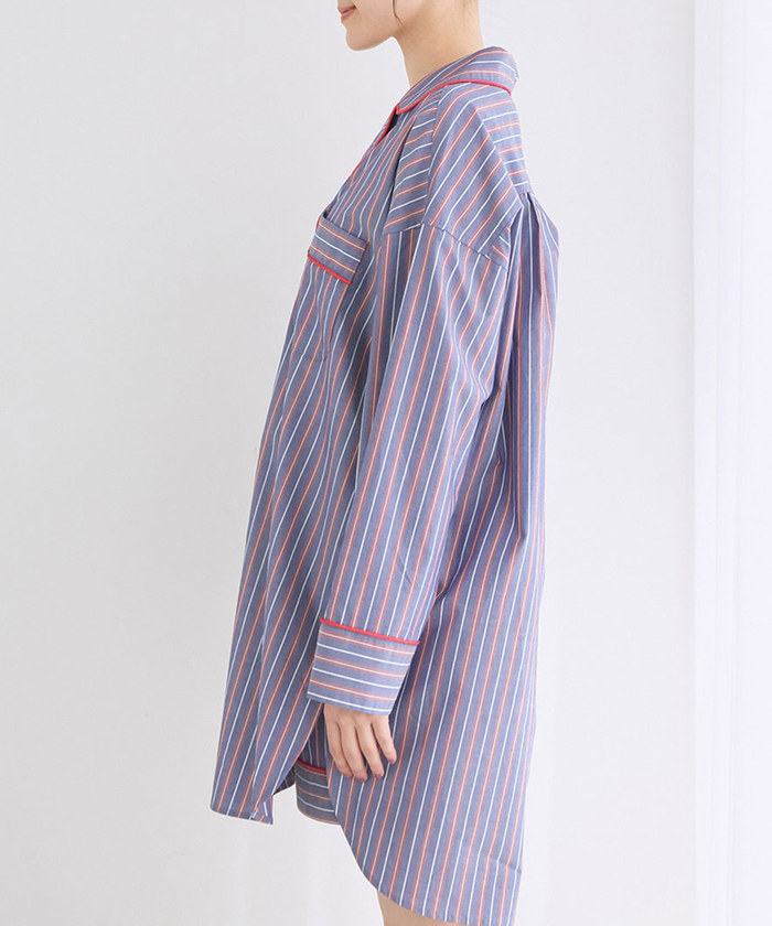 セール】【鎌倉シャツ×ViSage】【SET】チュニックショートパンツ