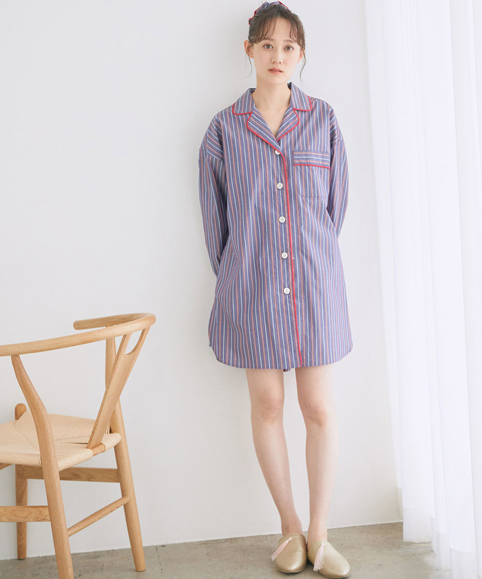 セール】【鎌倉シャツ×ViSage】【SET】チュニックショートパンツ