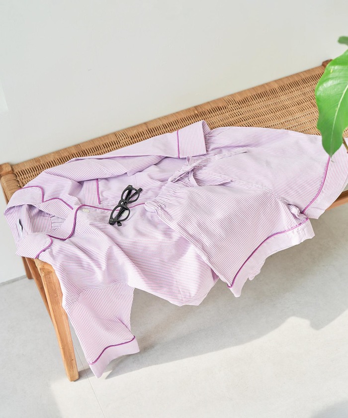 セール】【鎌倉シャツ×ViSage】【SET】チュニックショートパンツ セール】【鎌倉シャツ×ViSage】【SET】チュニックショートパンツ