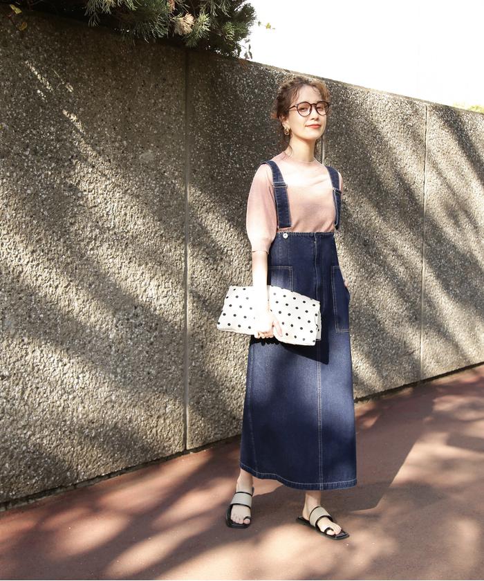 Burberry デニムジャンパースカート36 Burberry デニムジャンパースカート36 Burberry デニム