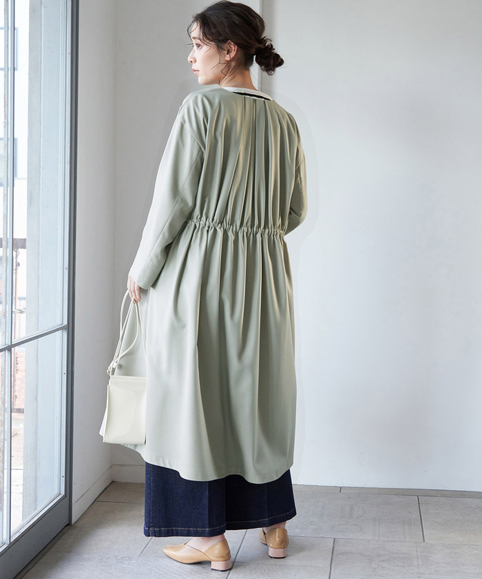 Drawer ガウンコート　スプリングコート ROPE' PICNIC（ロペピクニック）の「スプリングガウンコート