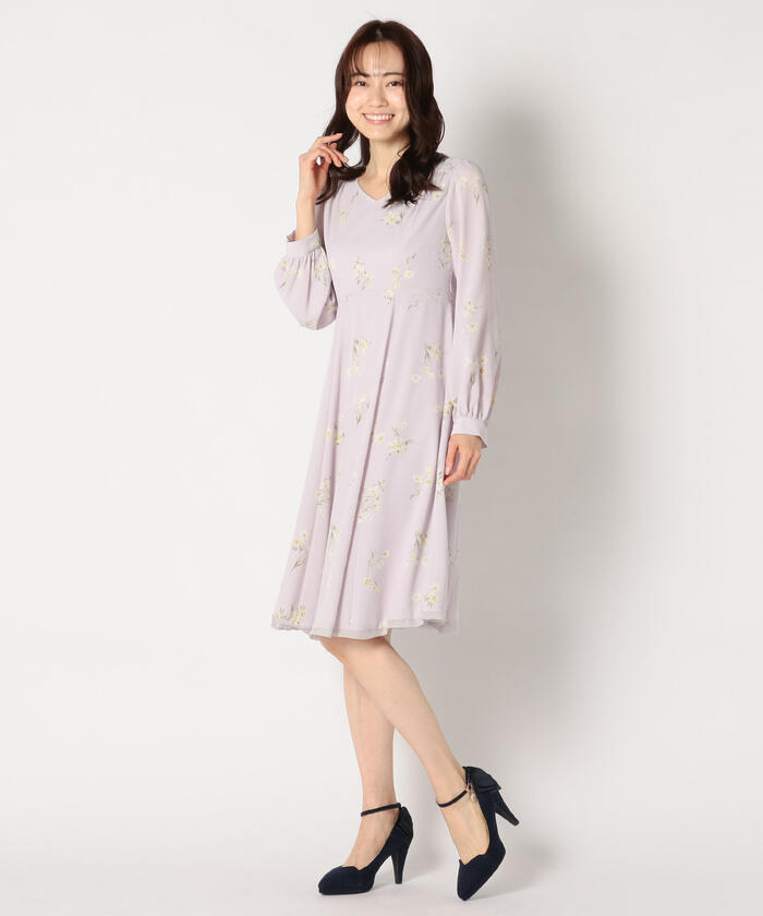 セール】ミッシュマッシュ MISCH MASCH オーガンジ切替花柄