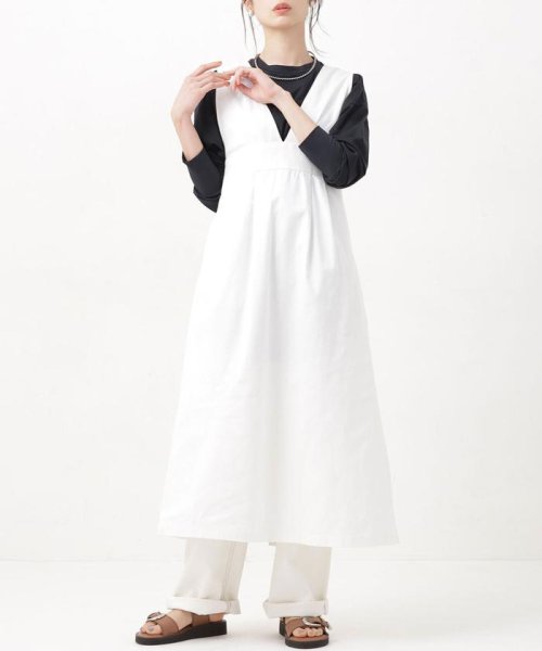 セール】WEB限定/Vネックジャンパースカート(503784512) | ナノ・ユニバース(nano・universe) - d fashion セール】WEB限定/Vネックジャンパースカート(503784512) | ナノ・ユニバース(nano・universe) - d fashion