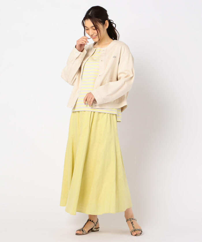セール 30%OFF】【DANTON/ダントン】ノーカラージャケット #JD