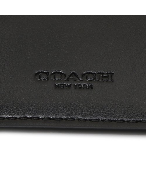 セール コーチ 二つ折り財布 アウトレット シグネチャー ミニ財布 ブラック メンズ Coach F Qbmi5 コーチ Coach D Fashion