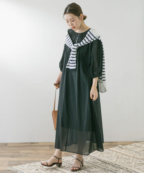【エスパン】赤ワンピース2039 URBAN RESEARCH DOORS｜『WEB/一部店舗限定サイズ』『UR TECH 高